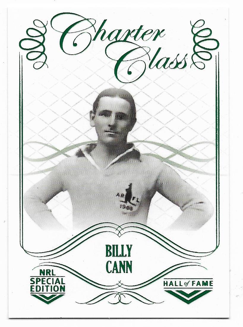 2018 Nrl Glory Charter Class (CC 001) Billy Cann