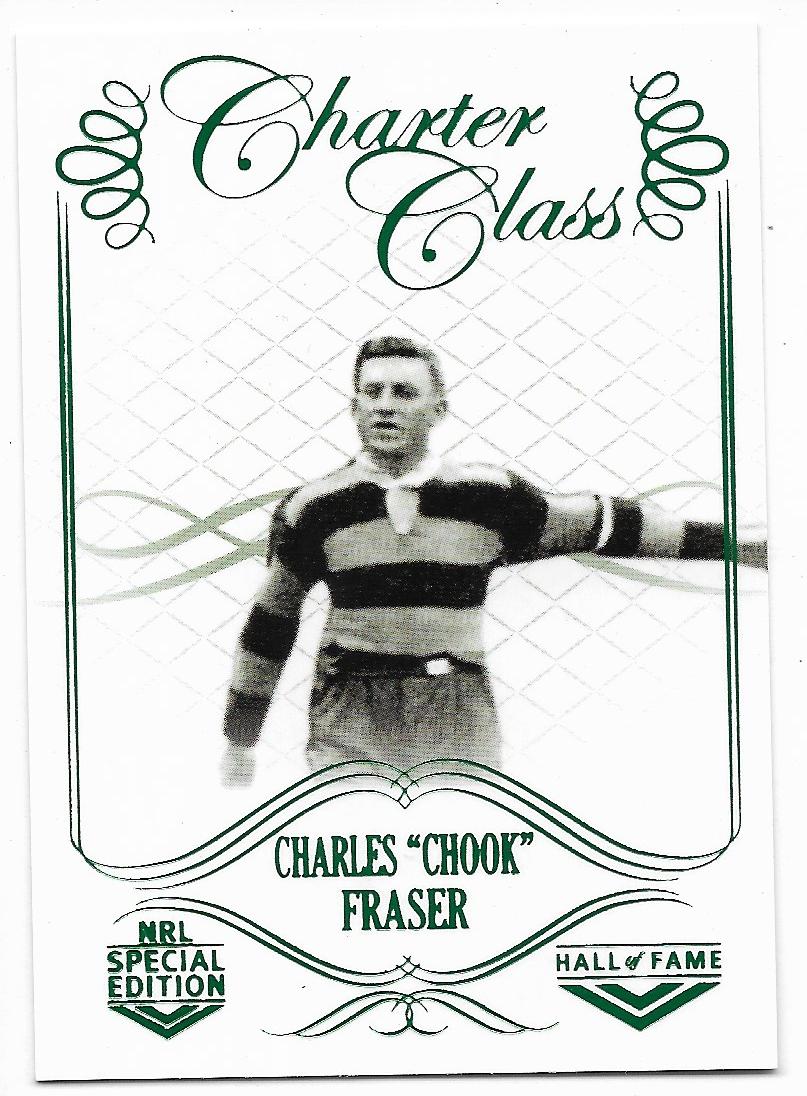 2018 Nrl Glory Charter Class (CC 011) Charles “Chook” Fraser