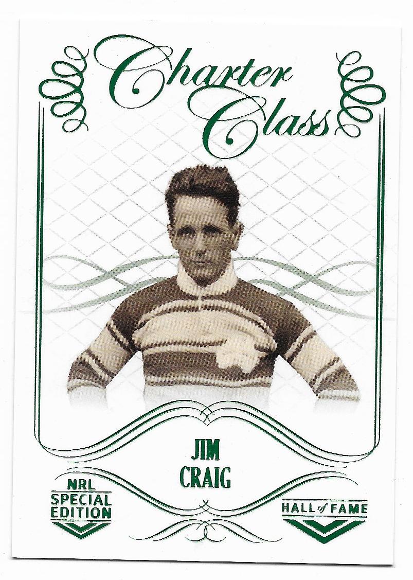 2018 Nrl Glory Charter Class (CC 018) Jim Craig