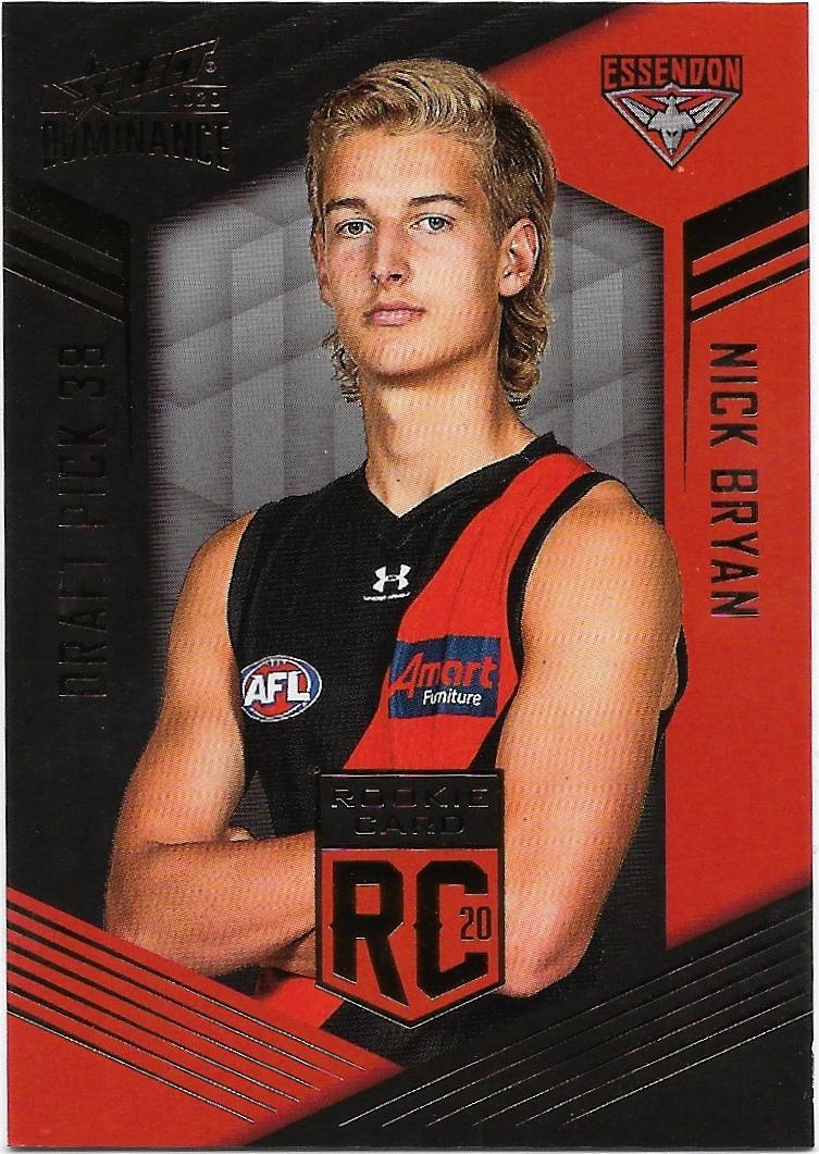 2020 Select Dominance Rookies (RC38) Nick BRYAN Essendon 230/295