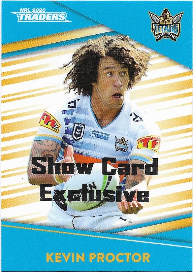 2020 Traders Show Card Exclusive (046) Kevin PROCTOR Titans