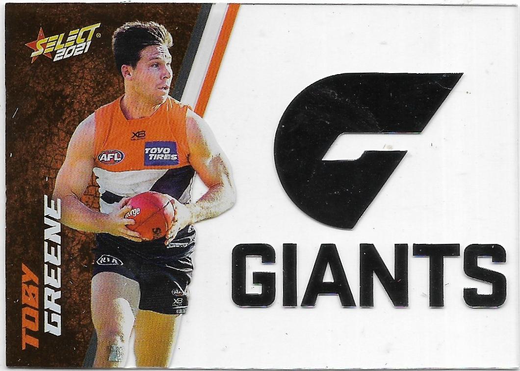 2021 Select Footy Stars Club Acetate Ca29 Toby Greene Gws Apt Collectables