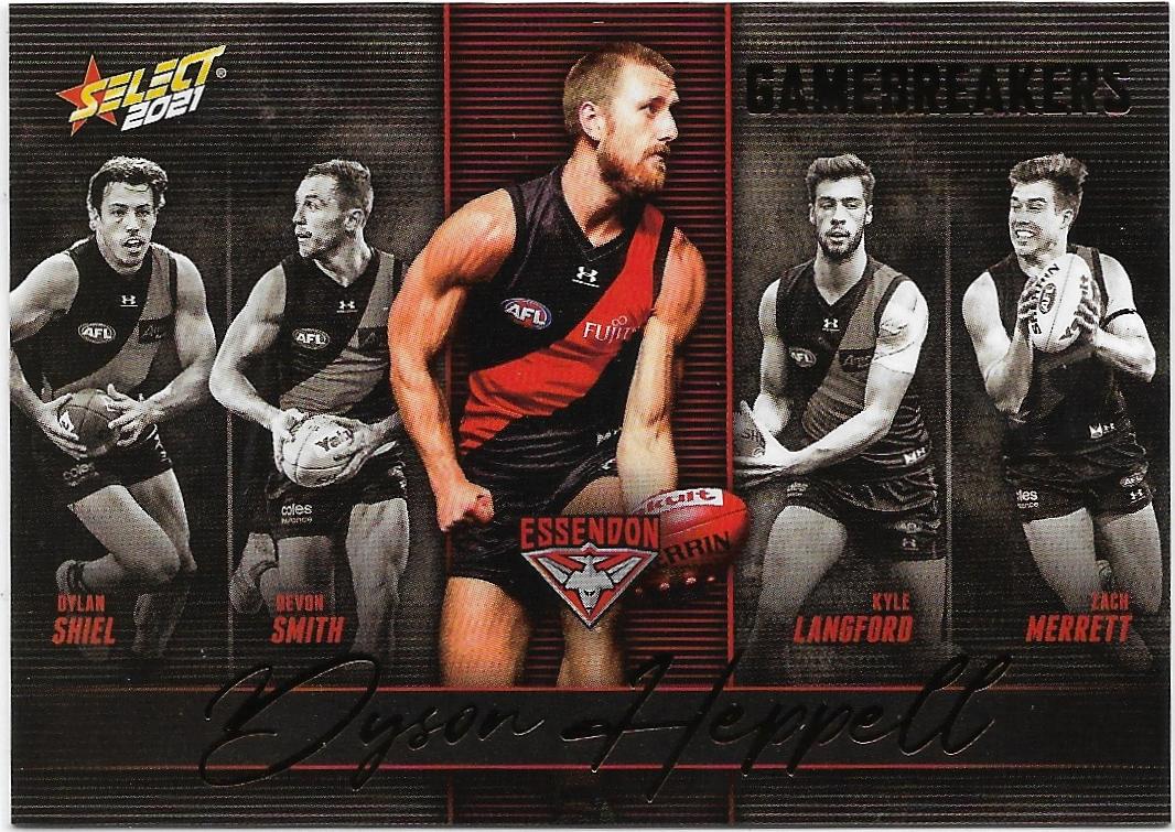 2021 Select Footy Stars Gamebreakers (GB21) Dyson HEPPELL Essendon