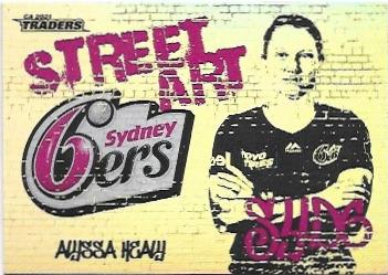 2021 / 22 TLA Cricket Street Art White (SAW15) Alyssa Healy Sixers