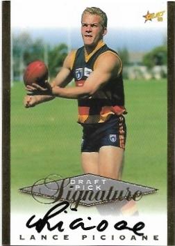 1998 Select Signature Series Draft Pick Signature (SC1) Lance Picioane Adelaide