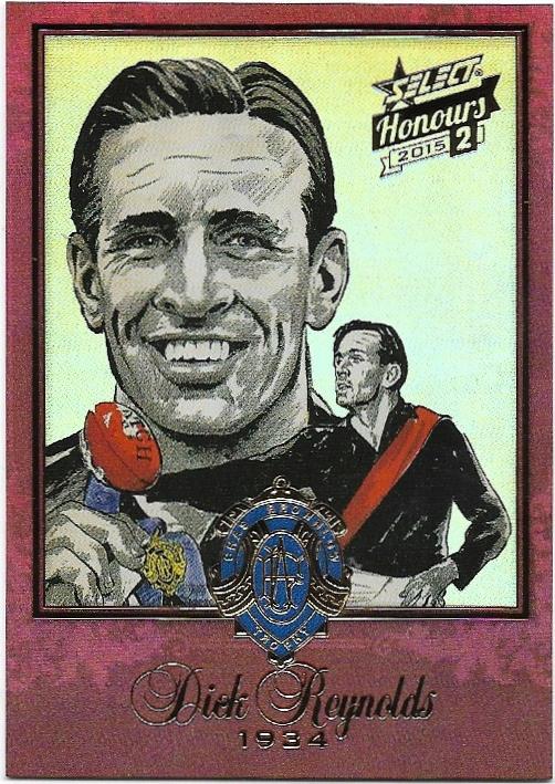 2015 Select Honours 2 Brownlow Sketch (BSK59) Dick Reynolds Essendon