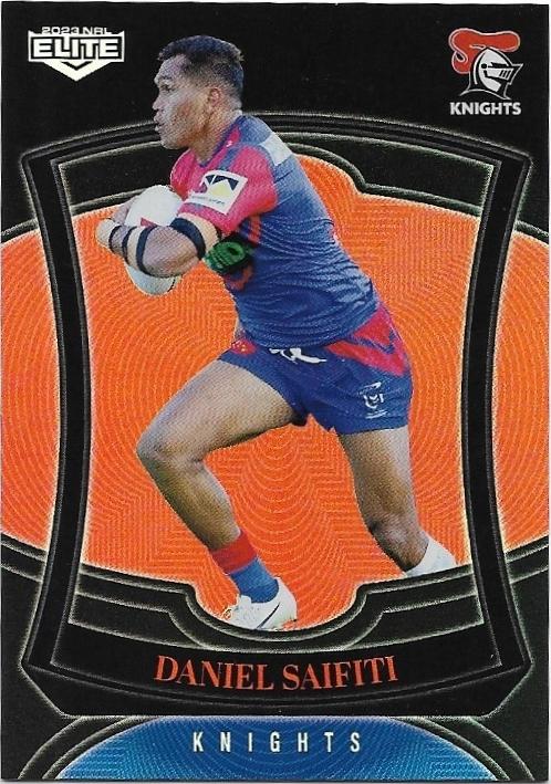 2023 Nrl Elite Silver Special Parallel P079 Daniel Saifiti Knights Apt Collectables 1826