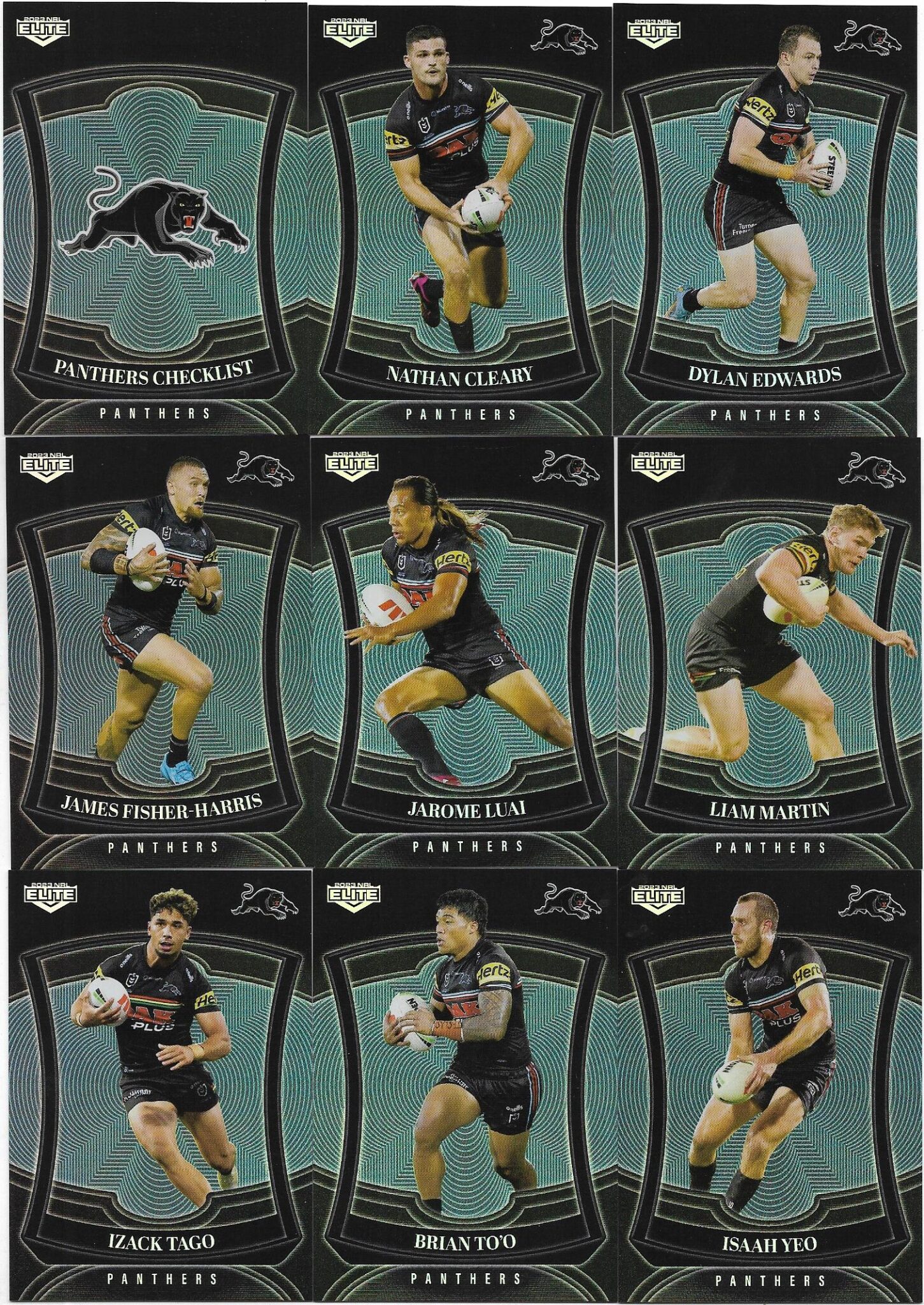 2023 Nrl Elite Special Parallel Team Set Panthers Apt Collectables 5879