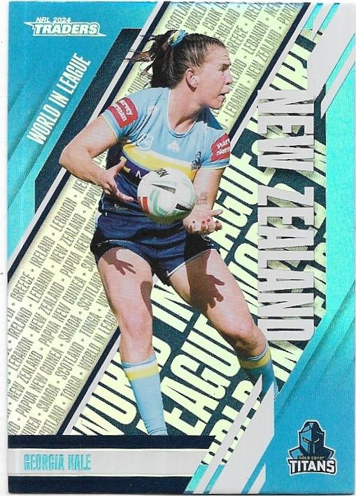 2024 NRL Traders Titanium World In League (WL19) Georgia Hale Titans