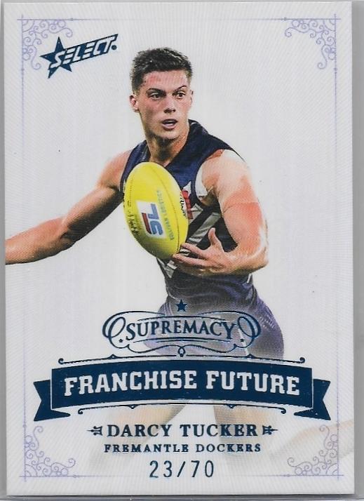 2021 Select Supremacy Franchise Future (FF12) Darcy Tucker Fremantle 23/70