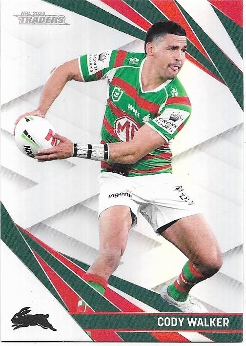 2024 Nrl Traders Titanium Pearl Special Ps117 Cody Walker Rabbitohs Apt Collectables 7851