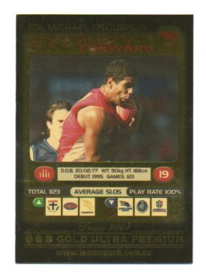 2001 Teamcoach Gold (281) Michael O’Loughlin Sydney