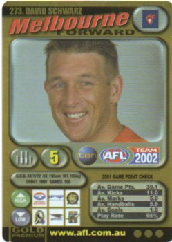 2002 Teamcoach Gold (273) David Schwarz Melbourne
