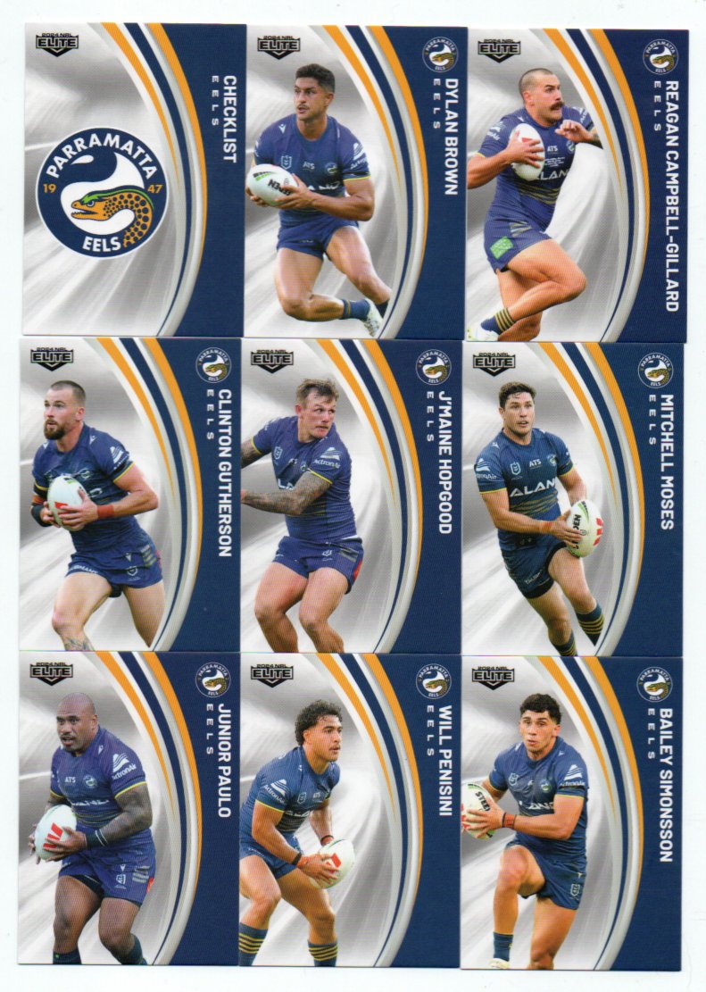 2024 NRL Elite Team Set – Eels