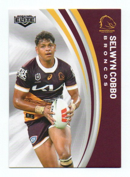 2024 Nrl Elite Base Common (003) Selwyn Cobbo Broncos