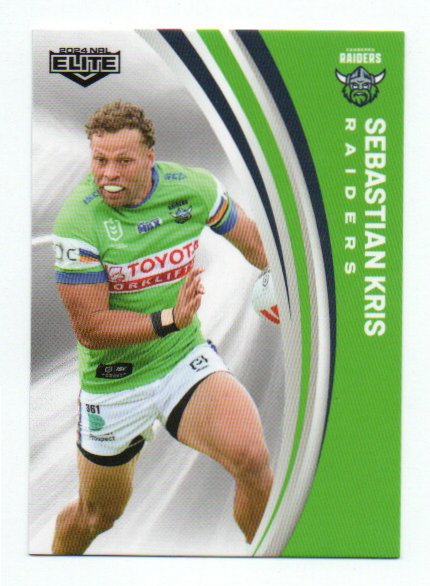 2024 Nrl Elite Base Common (013) Sebastian Kris Raiders