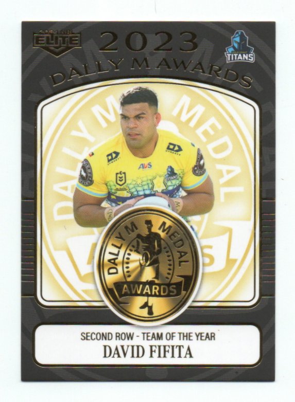 2024 Nrl Elite Dally M (DM13) David Fifita Titans