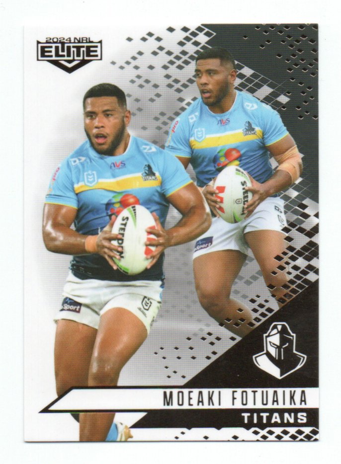 24EliteMB2024 Nrl Elite Mojo Black (MB052) Moeaki Fotuaika Titans 1/5