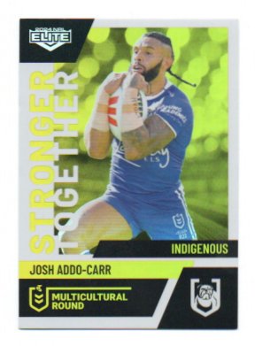 2024 Nrl Elite Multicultural Round (MC05) Josh Addo-Carr Bulldogs