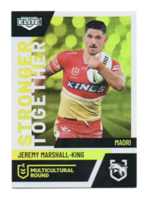 2024 Nrl Elite Multicultural Round (MC09) Jeremy Marshall-King Dolphins