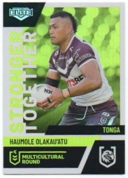 2024 Nrl Elite Multicultural Round (MC14) Haumole Olakau’atu Sea Eagles