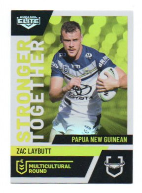 2024 Nrl Elite Multicultural Round (MC19) Zac Laybutt Cowboys