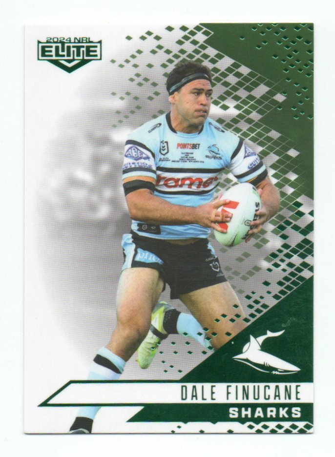 2024 Nrl Elite Mojo Emerald (ME030) Dale Finucane Sharks 06/10