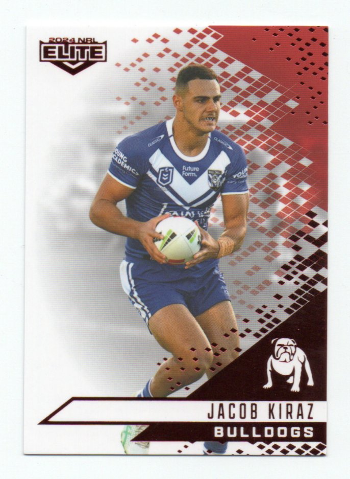 2024 Nrl Elite Mojo Ruby (MR025) Jacob Kiraz Bulldogs 21/50