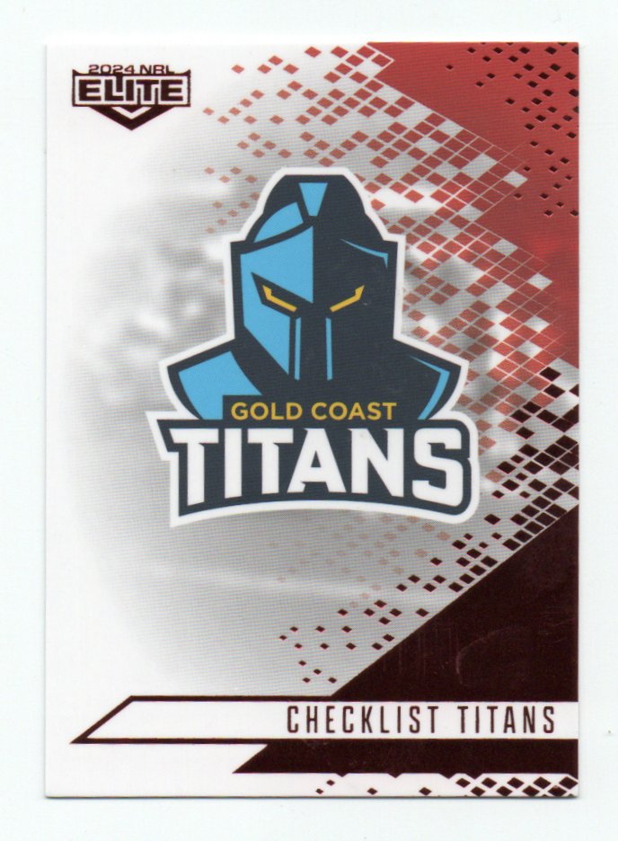 2024 Nrl Elite Mojo Ruby (MR046) Checklist Titans 15/50