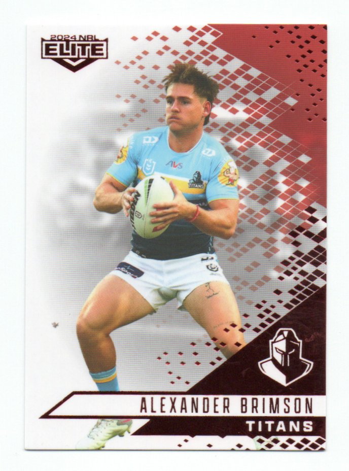 2024 Nrl Elite Mojo Ruby (MR047) Alexander Brimson Titans 03/50