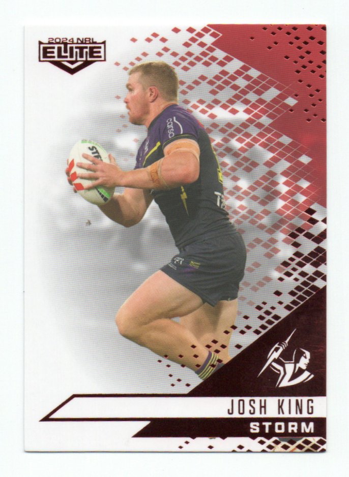 2024 Nrl Elite Mojo Ruby (MR068) Josh King Storm 22/50