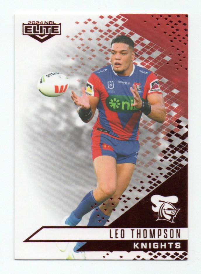 2024 Nrl Elite Mojo Ruby (MR081) Leo Thompson Knights 24/50