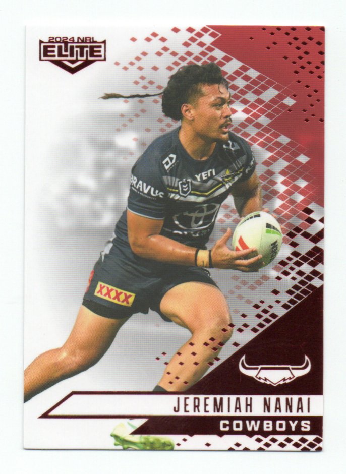 2024 Nrl Elite Mojo Ruby (MR088) Jeremiah Nanai Cowboys 21/50