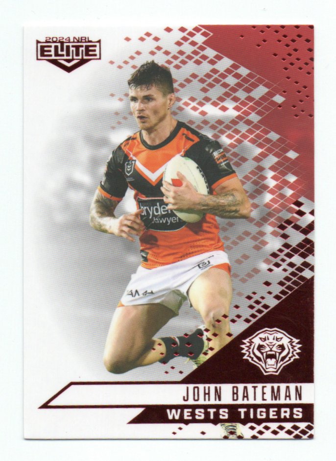 2024 Nrl Elite Mojo Ruby (MR146) John Bateman Wests Tigers 22/50