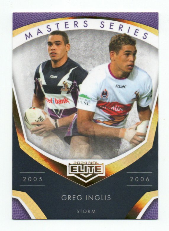 2024 Nrl Elite Masters Series Greg Inglis (MS01) Storm 2005-06