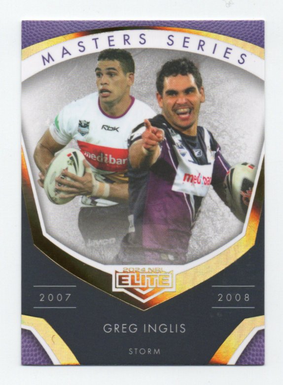 2024 Nrl Elite Masters Series Greg Inglis (MS02) Storm 2007-08