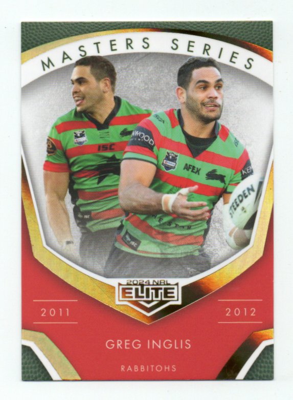 2024 Nrl Elite Masters Series Greg Inglis (MS04) Rabbitohs 2011-12