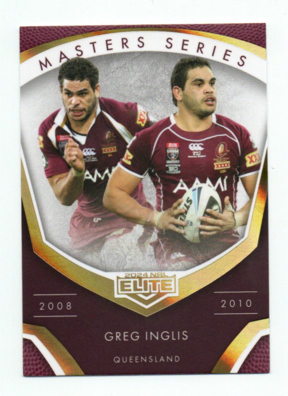 2024 Nrl Elite Masters Series Greg Inglis (MS09) Queensland 2008-10