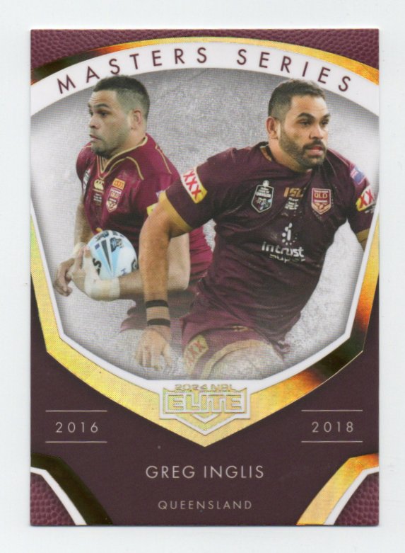 2024 Nrl Elite Masters Series Greg Inglis (MS12) Queensland 2016-18