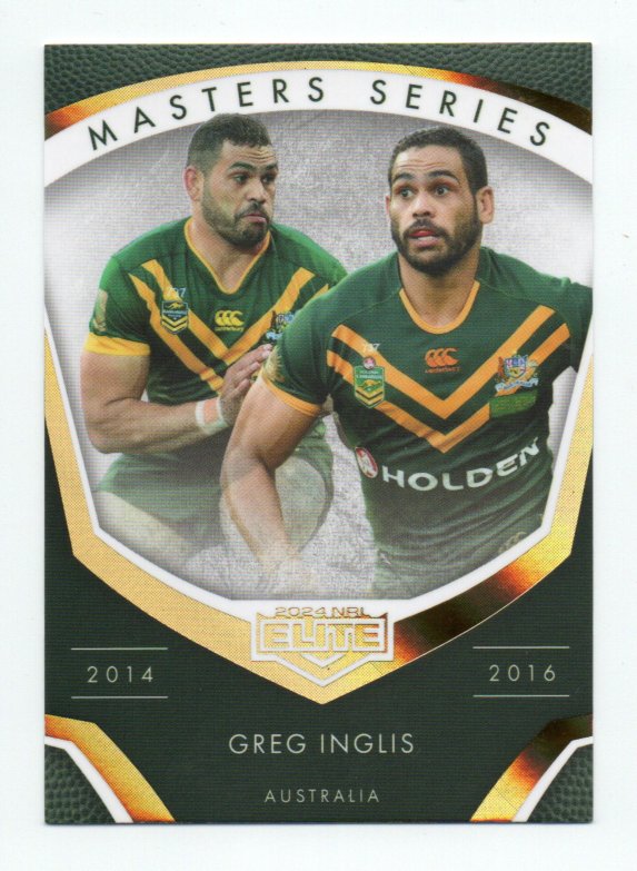 2024 Nrl Elite Masters Series Greg Inglis (MS17) Australia 2014-16