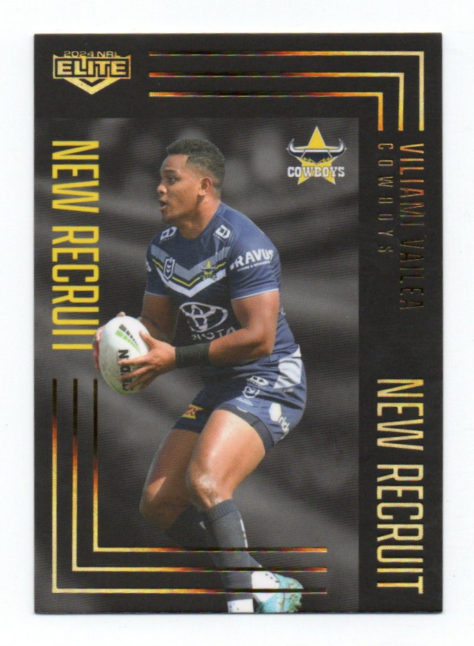 2024 Nrl Elite New Recruit Album Parallel (NRA10) Viliami Vailea Cowboys 005/162