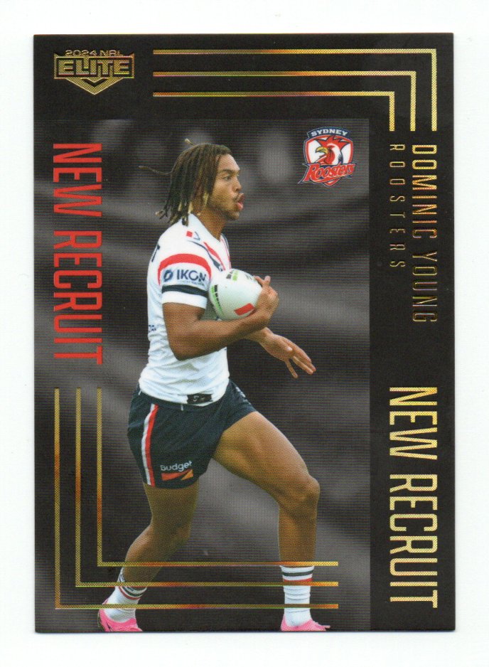 2024 Nrl Elite New Recruit Album Parallel (NRA15) Dominic Young Roosters 024/162