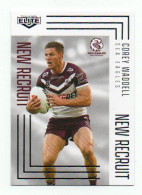 2024 Nrl Elite New Recruit (NR14) Corey Waddell Sea Eagles