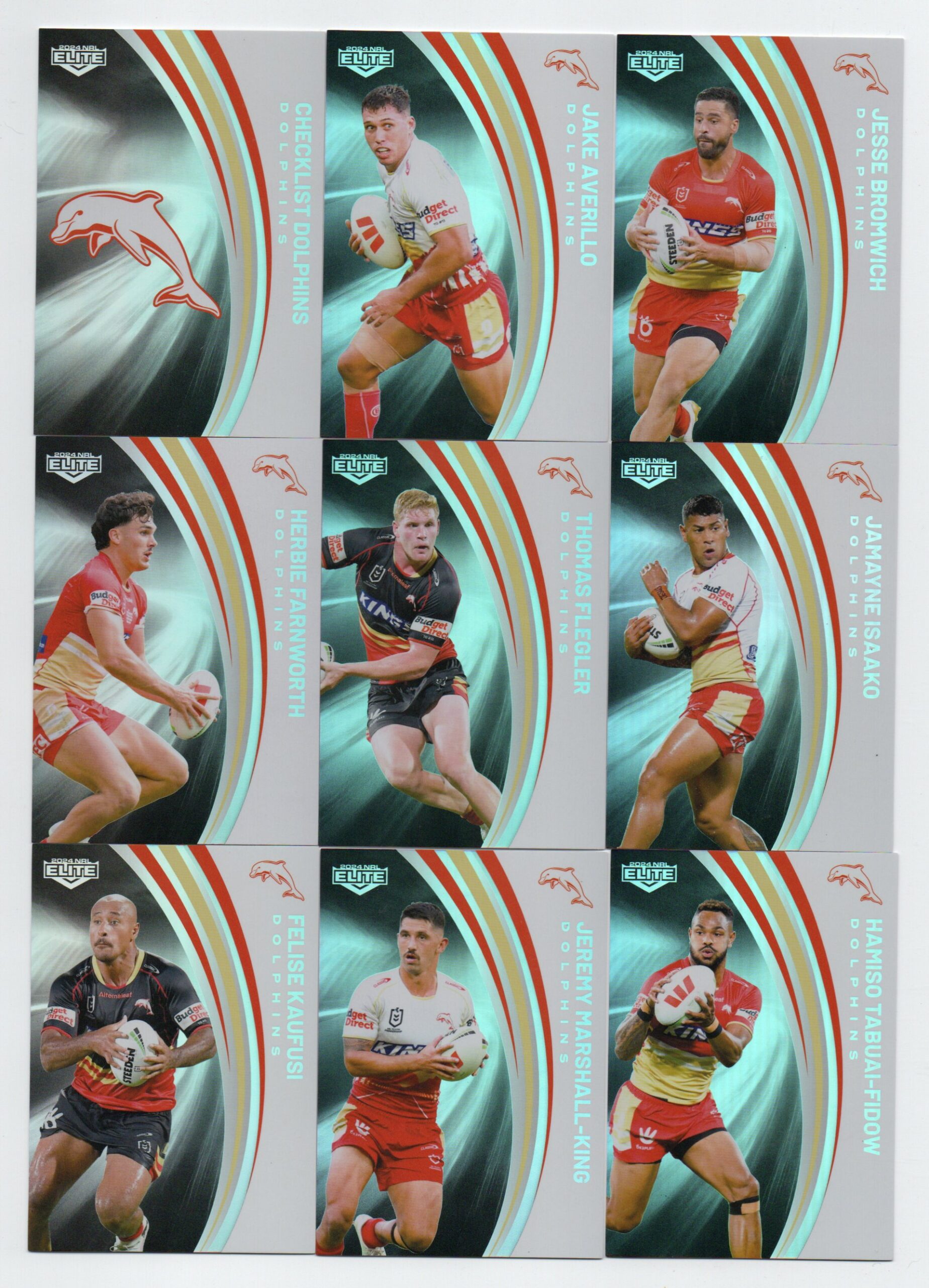 2024 NRL Elite Silver Parallel Team Set – Dolphins