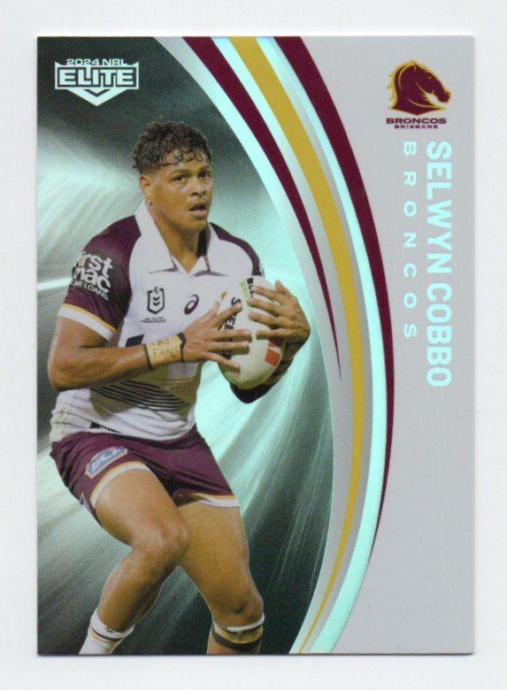 2024 Nrl Elite Silver Special Parallel (P003) Selwyn Cobbo Broncos