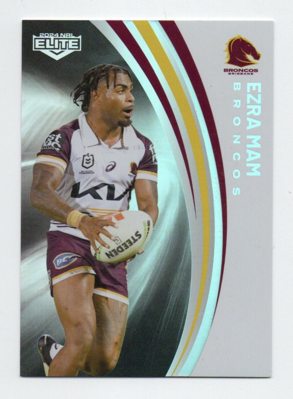 2024 Nrl Elite Silver Special Parallel (P005) Ezra Mam Broncos