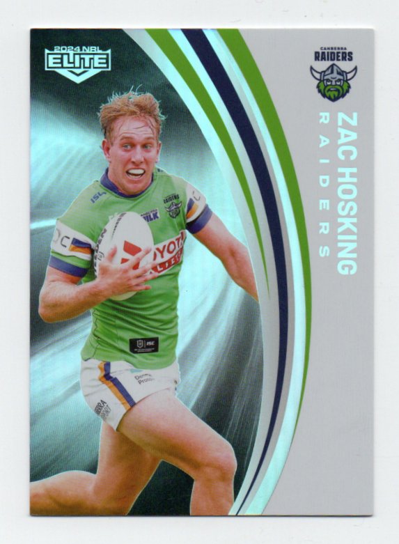 2024 Nrl Elite Silver Special Parallel (P012) Zac Hosking Raiders