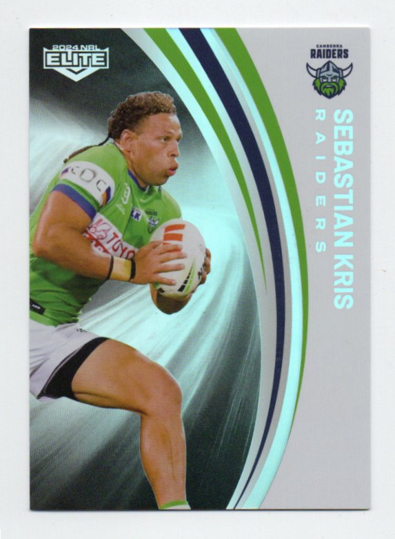 2024 Nrl Elite Silver Special Parallel (P013) Sebastian Kris Raiders