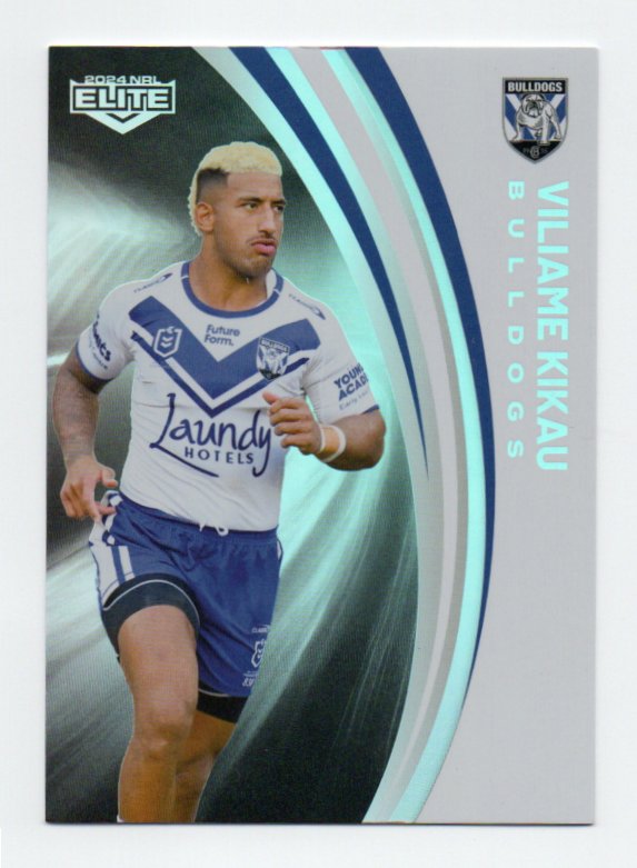 2024 Nrl Elite Silver Special Parallel (P023) Viliame Kikau Bulldogs