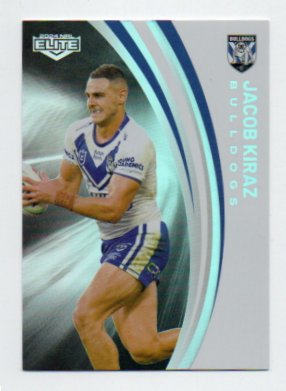 2024 Nrl Elite Silver Special Parallel (P025) Jacob Kiraz Bulldogs